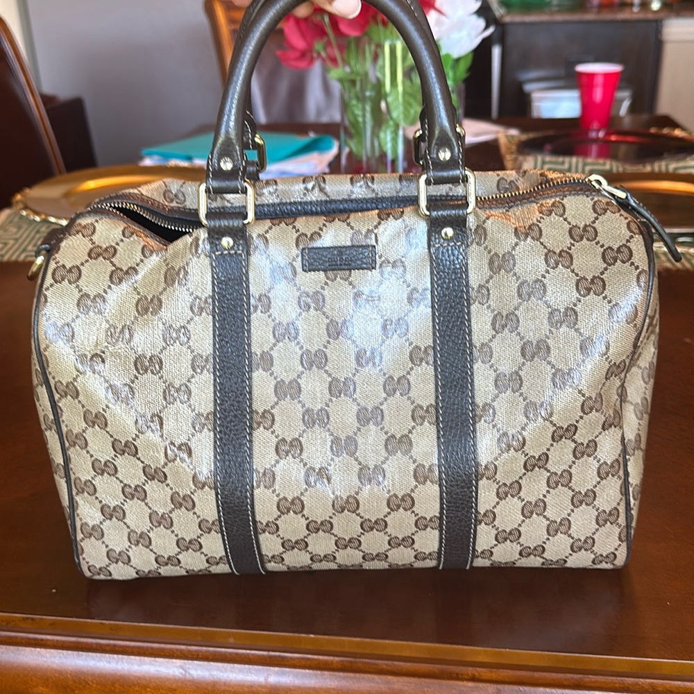 Gucci GG Crystal Medium Joy Boston Bag